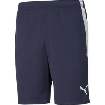 Pánské kraťasy Pánské fotbalové kraťasy Puma TEAM LIGA TRAINING SHORTS XS Tmavě modrá, Bílá