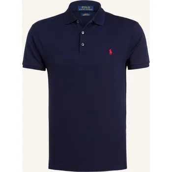 Pánská košile Polo Ralph Lauren Pánská Polokošile Z Piké Slim Fit, tmavě...