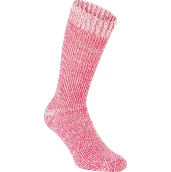 Dámské ponožky Dámské ponožky NATURA VIDA COCOON WOOL 35-38 Růžová, Bílá