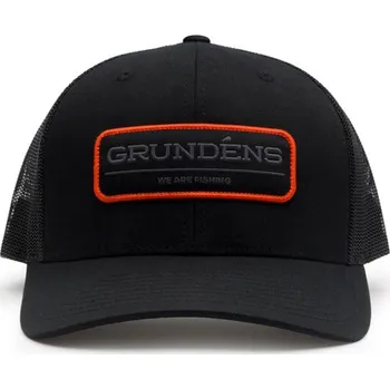 Kšiltovka Kšiltovka Grundéns We Are Fishing Trucker Solid Black
