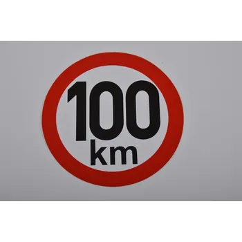 značka 100 km/h samolepka 200 mm reflexní třída I.