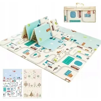 Hračka pro kojence Pěnová podložka oboustranná vzdělávací 180x200 cm