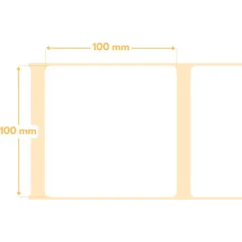 Obalový materiál Termotransferové etikety 100x100mm bílé 900ks