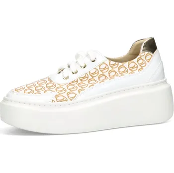 Dámské tenisky Olivia shoes Olivia shoes dámské stylové kotníkové tenisky - bílé - ML01-03-11-WHTlak