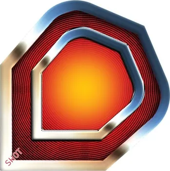 Příslušenství pro šipky Shot Letky Americana Chrome - No6 - SF5404