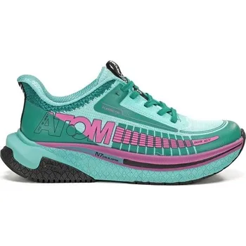 Dámská běžecká obuv Dámské běžecké boty ATOM SHARK MAKO 37 Zelená, Růžová, Černá
