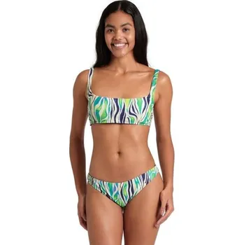 Dámské plavky Dámské bikiny Arena WATER PRINT XS Bílá, Zelená, Tmavě modrá