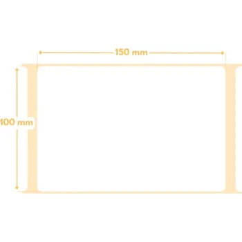 Obalový materiál Termotransferové etikety 100x150mm bílé 1000ks