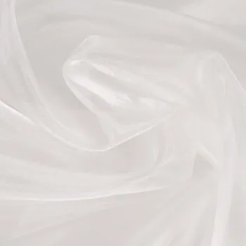 Organza lesklá bílá