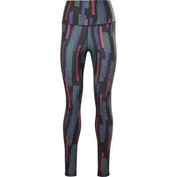 Dámské legíny Dámské legíny Reebok MYT AOP POLY XS Mix, Černá