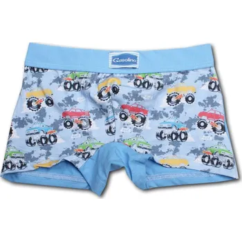 Boxerky EMY Bimba Dětské chlapecké bavlněné boxerky Gasolino 3712 světle modrá Velikost: 5 let