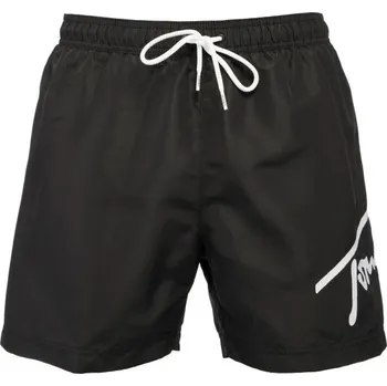 Pánské kraťasy Pánské plavecké šortky Tommy Hilfiger TJ SIGNATURE-SF MEDIUM DRAWSTRING S Černá, Bílá