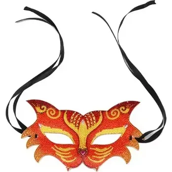 Karnevalová maska Diamantové malování - Karnevalová škraboška - Liška