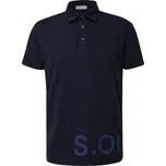 Pánské polotričko s.Oliver RL POLO SHIRT S Tmavě modrá