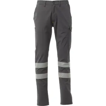 montérky PAYPER POWER STRETCH SUMMER REFLEX kalhoty pas - šedá-kouř XXXL