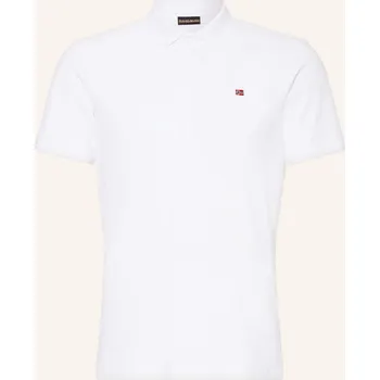 Pánská košile Napapijri Pánská Polokošile Z Piké Ealis, bílá, XXL