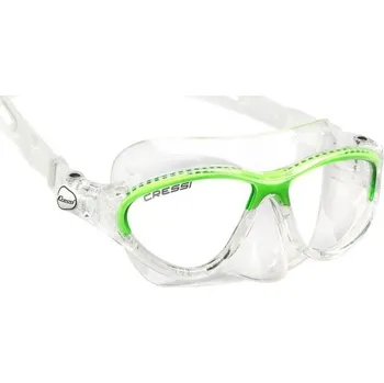 Potápěčská maska Juniorská potápěčská maska Cressi MOON JR UNI Zelená, Transparentní