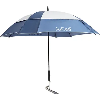 Deštník JuCad JuCad Windproof Telescopic Umbrella BLUE/SILVER