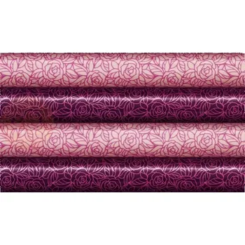 Čokoládová tyčinka Transferová fólie, květy, 3 vzory, 30x40 cm | MODECOR, 81398