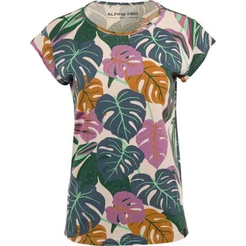 Dámské triko ALPINE PRO FEWA S Zelená, Bílá, Růžová, Žlutá