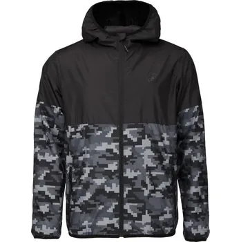 Pánská větrovka Pánská lehká šusťáková bunda Willard JARUN XL Černá, Tmavě šedá