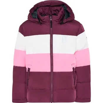 Dívčí oblečení Dívčí zimní bunda LEGO&reg; kidswear LWJIPE 705 116 Vínová, Bílá, Růžová