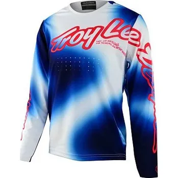 cyklistický dres Dětský dres Troy Lee Designs Sprint LS, Lucid Blue velikost XS