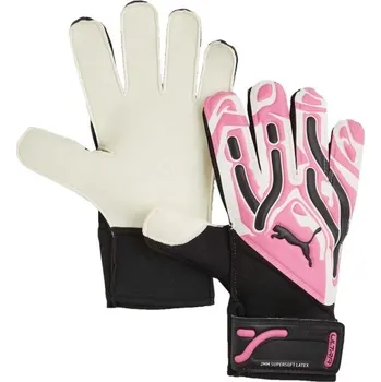 Brankářské rukavice Dětské brankářské rukavice Puma ULTRA PLAY RC JR 6 Růžová, Černá
