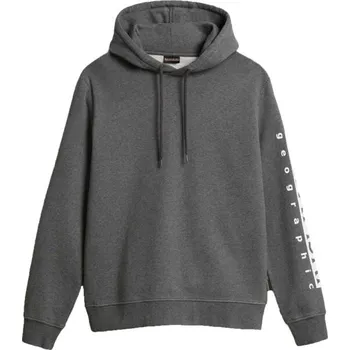 Pánská mikina Pánská mikina Napapijri BADAS H 1 M Tmavě šedá, Bílá