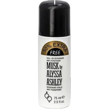Tělová kosmetika Alyssa-Ashley Unisex-vune MuskLimitovaná speciální velikostDeodorant roll-on 75 ml (3&nbsp;733,00 Kč / 1 l)