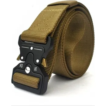Opasek Opasek taktický se sponou, khaki, 3.8x120cm, Smilodon