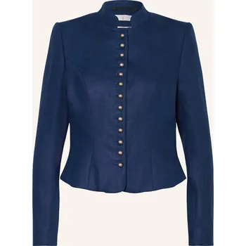 Dámský blejzr Johann & Johanna Dámská Lněná Kazajka, tmavě modrá, 38