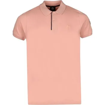 Pánské tričko Pánské polotričko FUNDANGO MOLTON POLOSHIRT L Růžová
