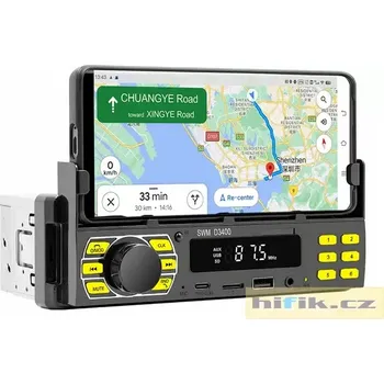 Autorádio AUTORADIO s BLUETOOTH ,USB MP3 AUX 45W*4 (autorádio s džákem telefonu )