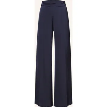 V By Vera Mont Dámské Saténové Kalhoty, tmavě modrá, 40