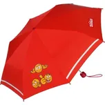 Dětský skládací deštník SCOUT EMOJI UNI Červená, Žlutá, Bílá