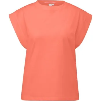 Oblečení a móda Dámské tričko s.Oliver Q/S T-SHIRT XS Oranžová
