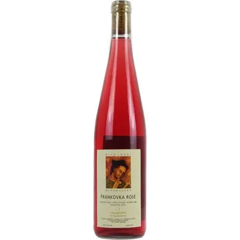 Víno Frankovka rosé - pozdní sběr - polosuché 11,5%- vinařství Adámkovo - 0.75 l