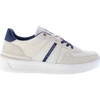 Pánské tenisky Pánské vycházkové boty U.S. POLO ASSN. NATE 42 Béžová, Bílá, Tmavě modrá