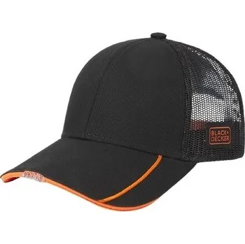 Kšiltovka Pracovní kšiltovka se svítilnou BLACK & DECKER CAP OS Černá, Oranžová