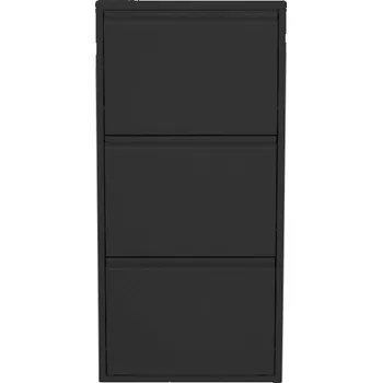 Botník KARE Design Černý výklopný botník Caruso 3