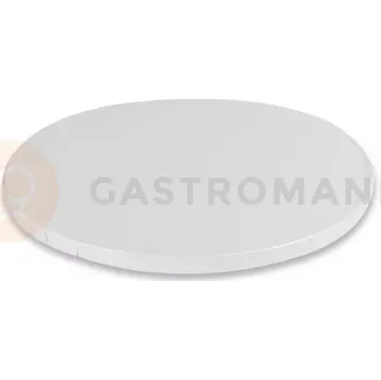 Podložka kartonová pod dorty a zákusky, kulatá, bílá, 40x1,2 cm | MODECOR, 30620G