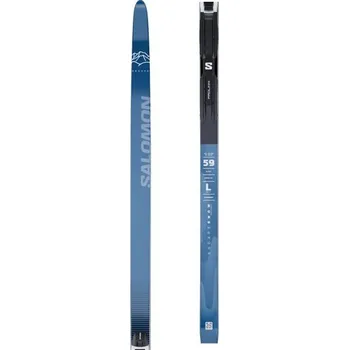 Lyžování Unisex běžecké lyže Salomon ESCAPE SNOW 59 POSI PLK AUTO L Tmavě modrá, Šedá
