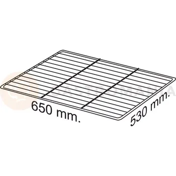 Nerezová police, 650x530 mm | MEATICO, PA0002