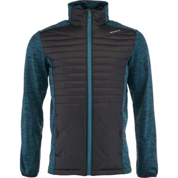 Pánská mikina Pánská technická mikina Arcore NARO S Černá, Tyrkysová