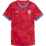 Dětská replika fotbalového dresu Puma FACR HOME JERSEY REPLICA JR 164 Červená, Bílá