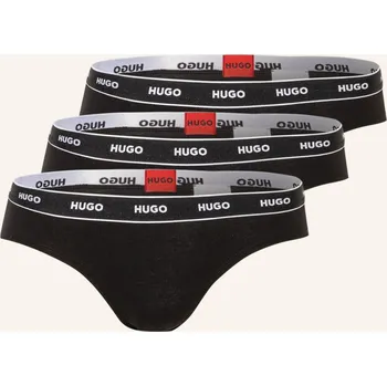 Kalhotky Hugo Dámské Kalhotky, 3 Kusy V Balení, černá, 40