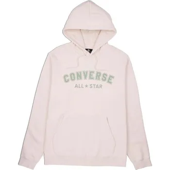 Dámská mikina Dámská mikina Converse CLASSIC FIT ALL STAR SINGLE SCREEN PRINT XXS Růžová, Světle zelená