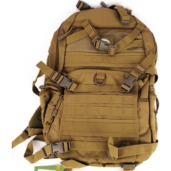 Batoh maskáčový, khaki, 53x33x20cm, Smilodon