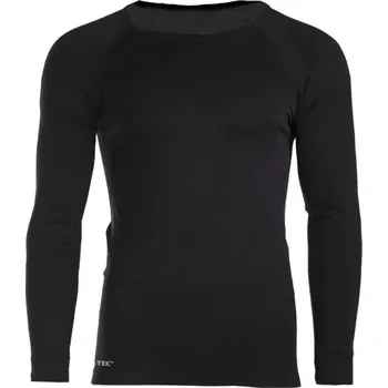 Pánská móda MIL-TEC Triko funkční SPORTS s dlouhým rukávem ČERNÉ ČERNÁ - BLACK S-M